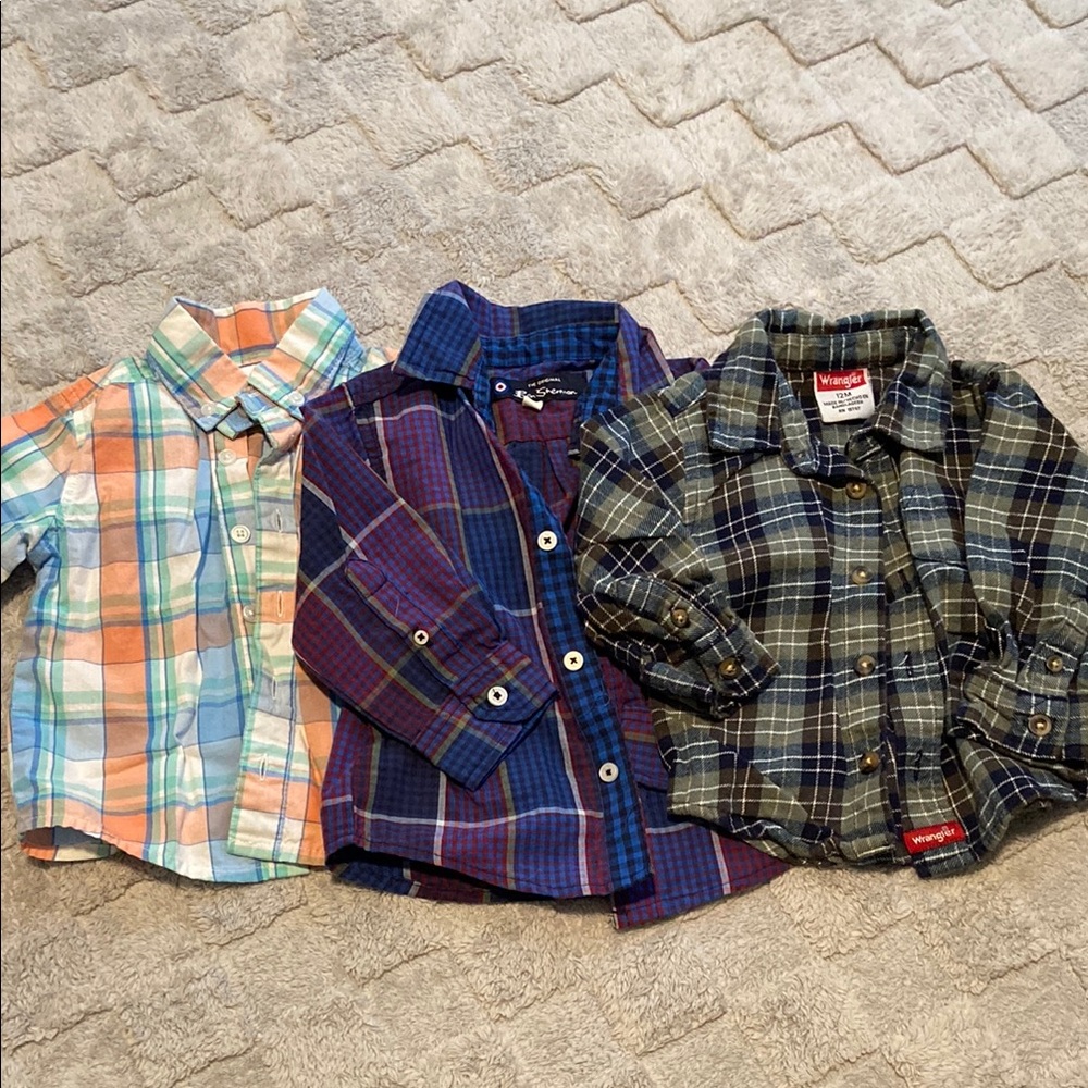 Bundle of Three Button Down Shirts